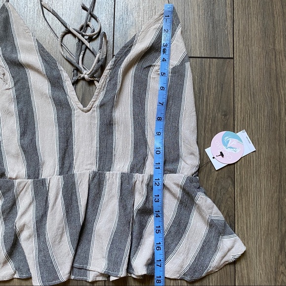 Volcom Gray Striped Coco Cami - Picture 9 of 9